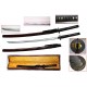 New Handmade Battle Ready Razor Sharp Japanese Samurai War Lord Uesugi Kenshin Wakizashi Katana Sword with Display Case